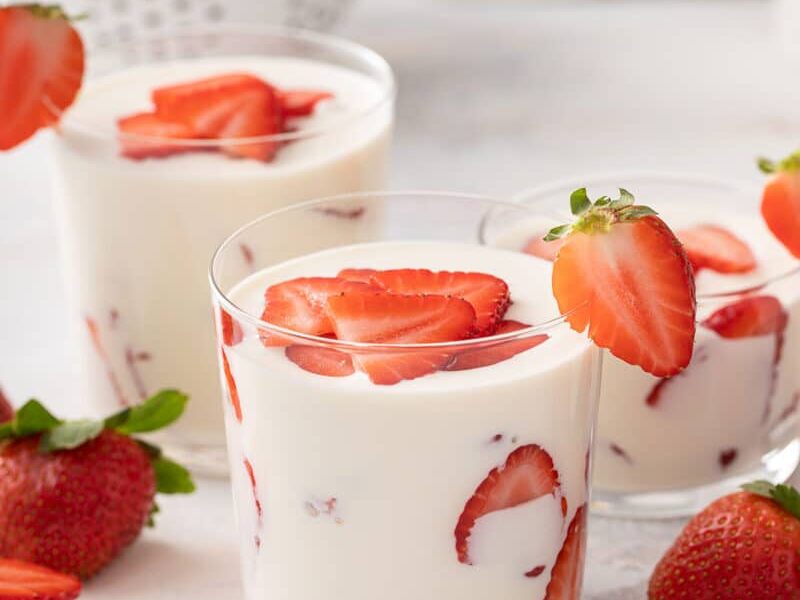 Easy 4-Step Strawberries And Cream Recipe For National Strawberries And Cream Day
